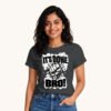 Master Mayra posing in It's Done Bro Unisex Steel Grey Tshirt by Polimemes India